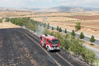 Anız Yangını Paniğe Neden Oldu