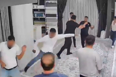 Esenyurt'ta dayak yemekten kaçan adam işyerine daldı, dayaktan kurtulamadı