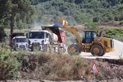 Kurşunlu’da yol genişletme çalışması tamamlandı