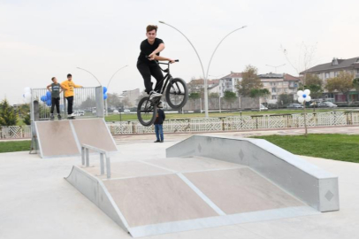 İnegöllü gençlere yeni kaykay park