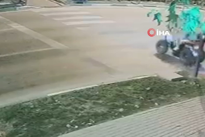 Bursa'da kaza dehşeti saniye saniye kamerada...
