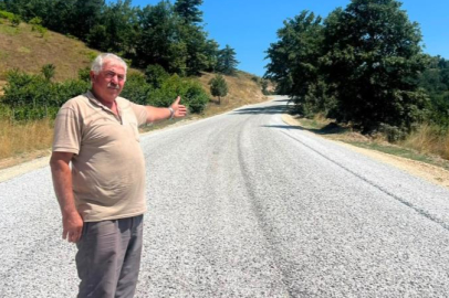 Keles'te 7 kilometrelik yol yenileme çalışması başladı