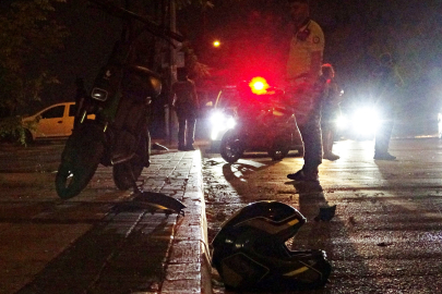 Yolun karşısına geçmek isteyen yayaya motosiklet çarptı: 1 ölü