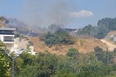 Otluk alanda çıkan yangın hızlı müdahale ile söndürüldü