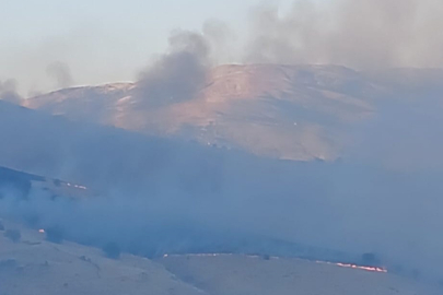 Pütürge'de Arazi Yangını