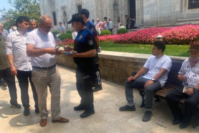 Bursa’da polisten vatandaşlara güvenlik bilgilendirmesi