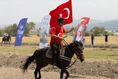 Bursa'da rahvan atları şampiyonluk için koştu