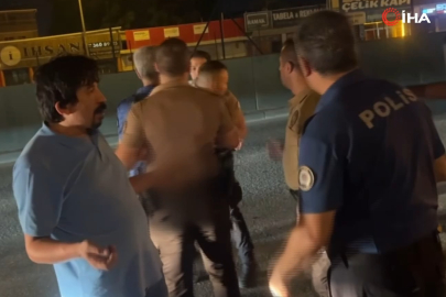 Bursa'da alkollü şahsın "Futbolcu" performansı