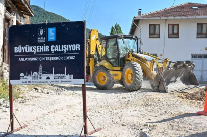 Bursa’da kırsal mahallelerin altyapısı güçleniyor