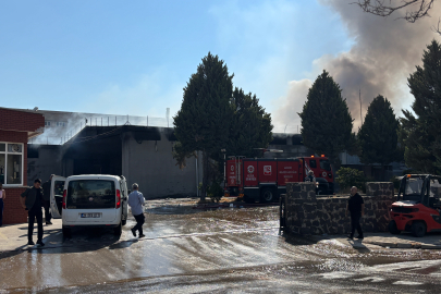 Tekstil Fabrikası Alevlere Teslim Oldu