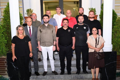 Bursaspor yönetimi ve taraftarı, Bursa emniyetiyle buluştu