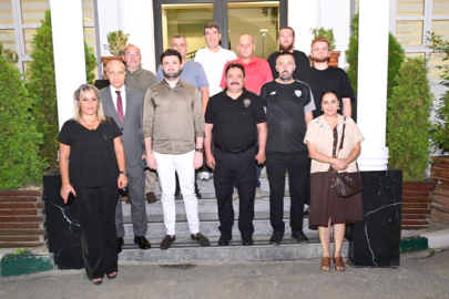 Bursaspor yönetimi ve taraftarı, Bursa emniyetiyle buluştu