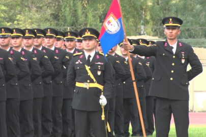 Işıklar Jandarma Astsubay Meslek Yüksekokulu'nda mezuniyet coşkusu