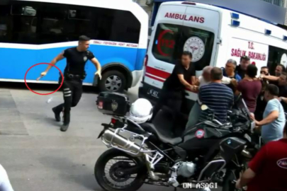 Polis bıçağı elinden aldı, faciayı önledi