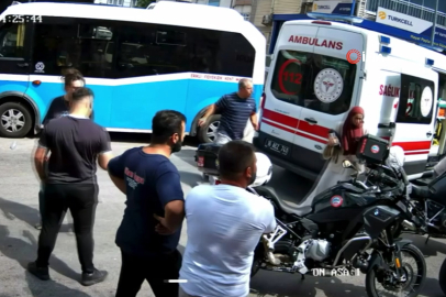 Polis bıçağı elinden aldı, faciayı önledi