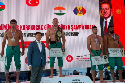 Büyükşehir Belediyesporlu Fazlı Eryılmaz dünya şampiyonu