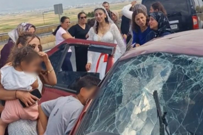 Düğün konvoyunda kaza: 2 ölü, 4 yaralı