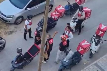 Korsan sipariş kuryeleri kapıya dizdi, kuryeler isyan etti