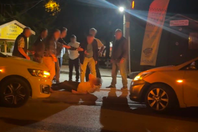 Alkollü şahıs ticari taksiyi gasp etti, arkadaşı şoförler tarafından dövüldü
