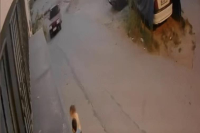 Çocukların oynadığı sokağa drift atarak girdi, hızla uzaklaştı