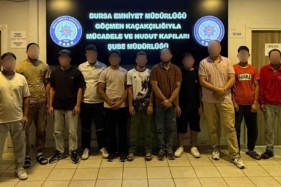 Bursa’da kaçak göçmen operasyonu: 11 kişi yakalandı, 1 şüpheli gözaltında