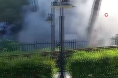 Bursa'da trafo böyle patladı... Herkesin yüreği ağzına geldi