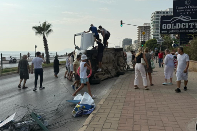 Bisiklete Çarpmamak İçin Kaza Yaptı