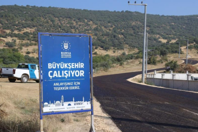 Bursa’da 5 ilçede 22 kilometrelik yol yenileniyor