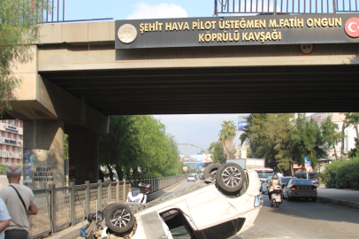 Otomobil Köprüden Yola Düştü: 1 Yaralı