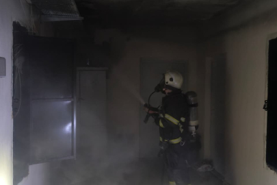 Apartmanın Teras Katında Yangın