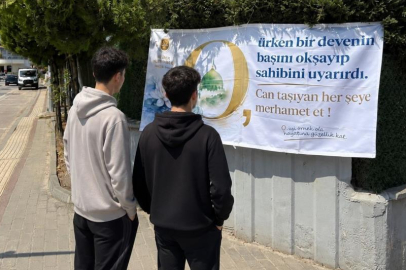 Nilüfer’de Güzel Ahlak Mesajları Afişlerde
