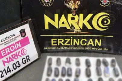 Erzincan'da uyuşturucu operasyonunda 4 şüpheli tutuklandı