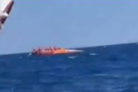 Girne açıklarında katamaran tipi yolcu gemisi battı