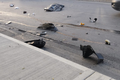 İki motosikletli feci şekilde çarpıştı! 1 ölü, 1yaralı