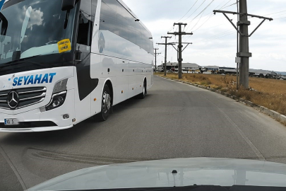 Trafikte Tehlikeli Anlar Kamerada