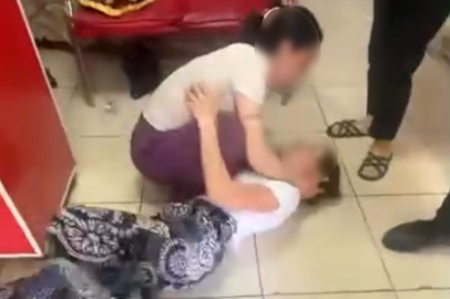 Hırsızlık şüphelisi kadın yakalanınca sara nöbeti numarası yaptı
