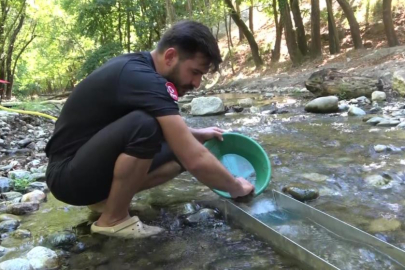 Türkiye'de altın çok arayan yok...Derelerde her gün 5 gram altın çıkarıyorlar