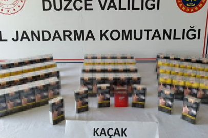 Düzce'de Kaçakçılık Operasyonu