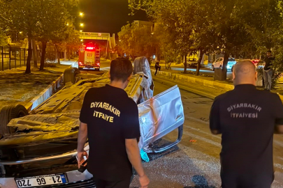 Otomobil Takla Attı: 1 Ağır Yaralı