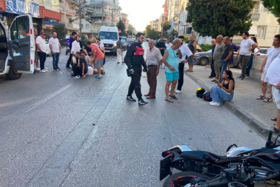 Mudanya’da motosiklet yayaya çarptı: 2 yaralı
