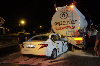 Feci kazada infaz koruma memuru otomobil sürücüsü hayatını kaybetti