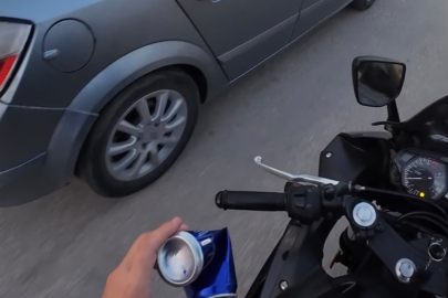 Trafikte İlginç Anlar Kamerada