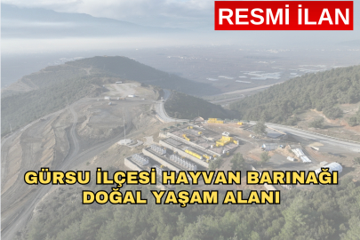 GÜRSU İLÇESİ HAYVAN BARINAĞI DOĞAL YAŞAM ALANI