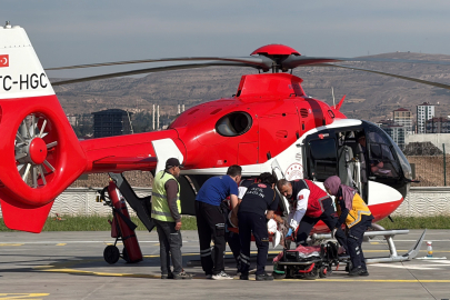 Ayı saldırısında yaralandı: Ambulans helikopterle hastaneye ulaştırıldı