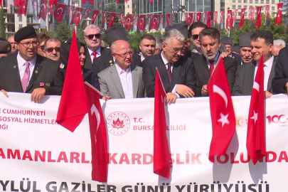 Bursa'da 19 Eylül Gaziler Günü'nde şehitler ve gaziler anıldı
