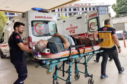 İnegöl'de çatıdan düşen kişi ağır yaralandı