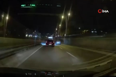 Makas atarak trafiği tehlikeye attı
