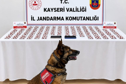 Otomobilden binlerce uyuşturucu hap çıktı