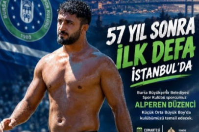 Büyükşehir güreşçisi tarihi er meydanında