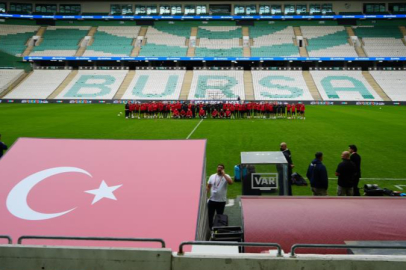 A Milli Takım, İtalya maçı öncesi son antrenmanını yaptı